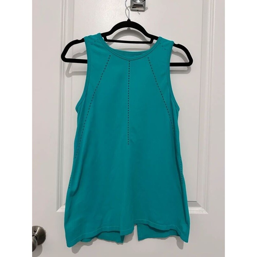 Athleta Foothill Seamless Tank Emerald Green Small